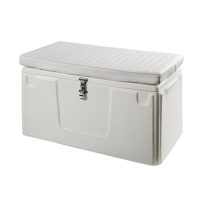 Coussin en skai blanc  