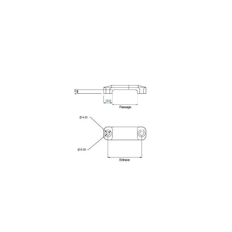 Barrettes pour sangles 