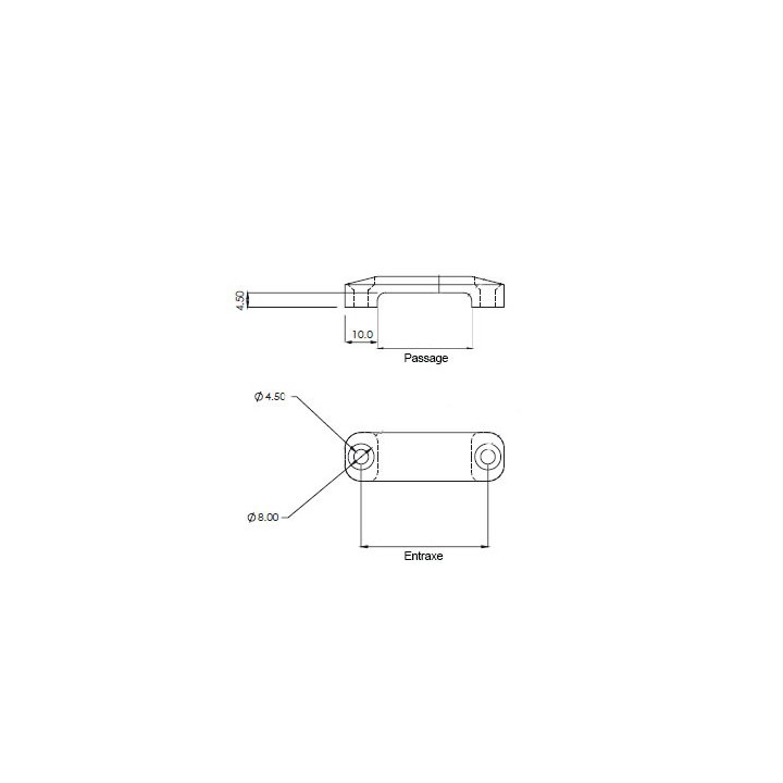 Barrettes pour sangles 