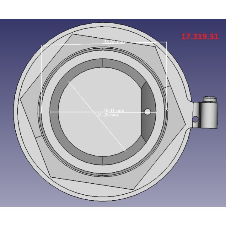 Passe-coque inox - autovideur pour bateau