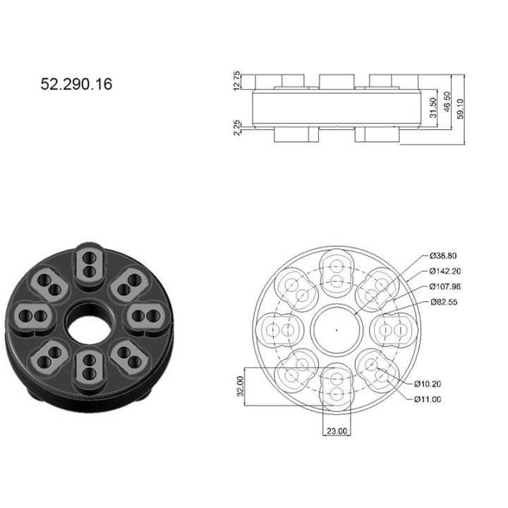 copy of Accouplement élastique