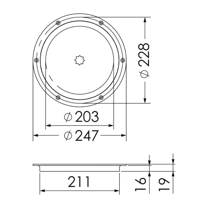 Trappe d'inspection ouverture rapide