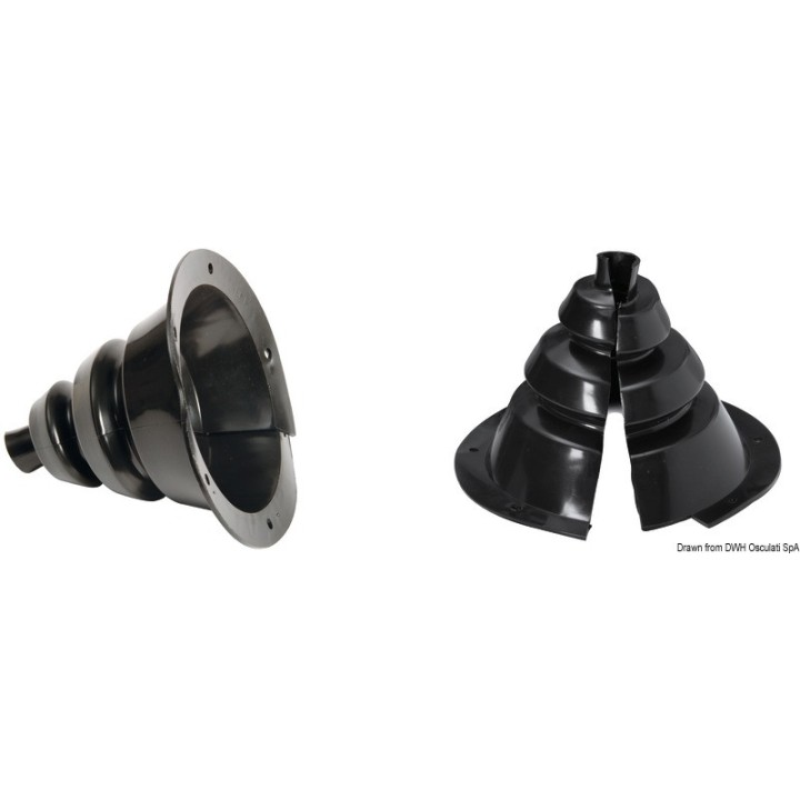 Soufflet passe-câbles ouvrable