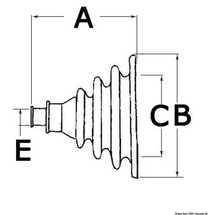 Soufflet passe-câbles ouvrable