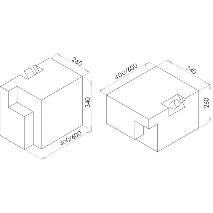 Réservoir PE avec autoclave 49 L