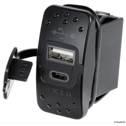 prise USB-A + USB-C