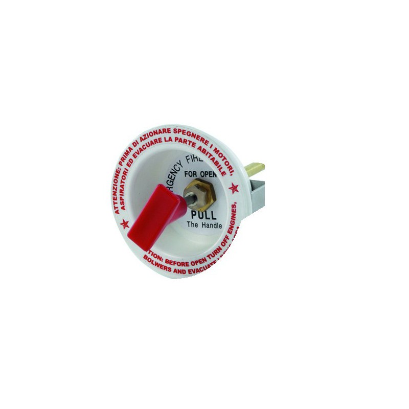 Bloc encastrable commande d'urgence