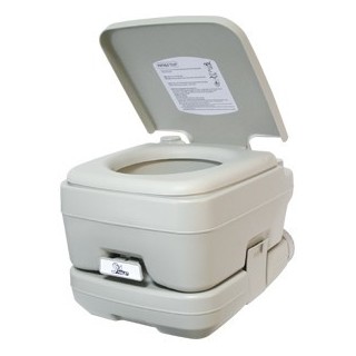 Toilettes chimiques portables avec réservoir eaux noires 10L | Oloupdemer.com