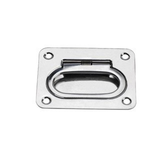 Manille embase rectangulaire Inox 316 – 75X58mm