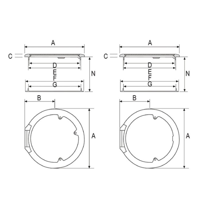 Trappe de survie Euro 59 - ø59cm | Oloupdemer.com