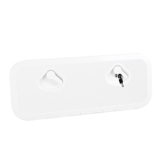 Trappe d'accès Top Line, avec serrure, couleur blanche, 243x607mm