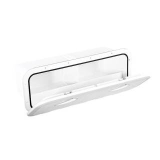 Trappe de rangement Top Line avec boîte, couleur grise, 243x607mm