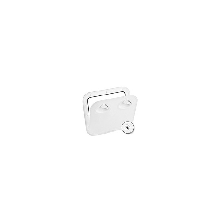 Trappe de rangement Mid Line avec serrure - 380x380 mm | isonautique.com.com