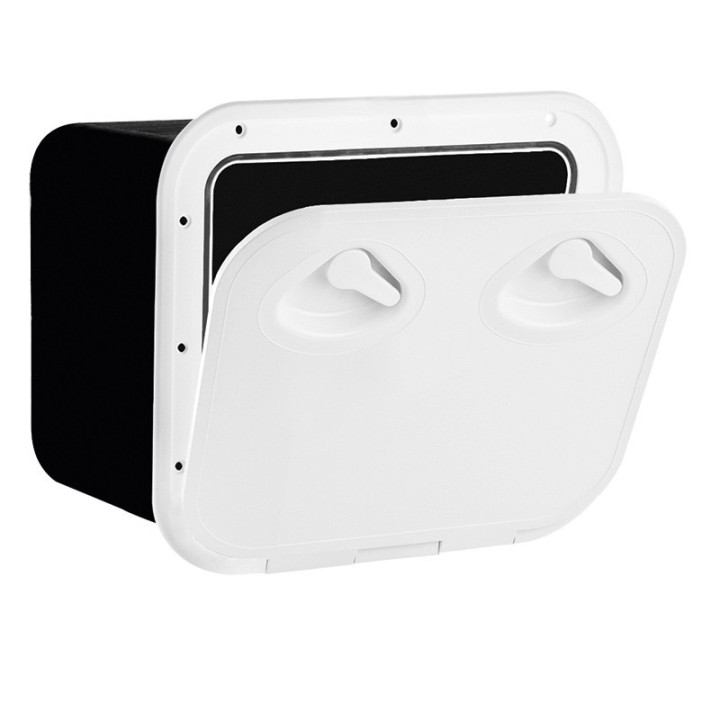 Trappe de rangement Mid Line avec boîte, couleur blanche, 380x380mm