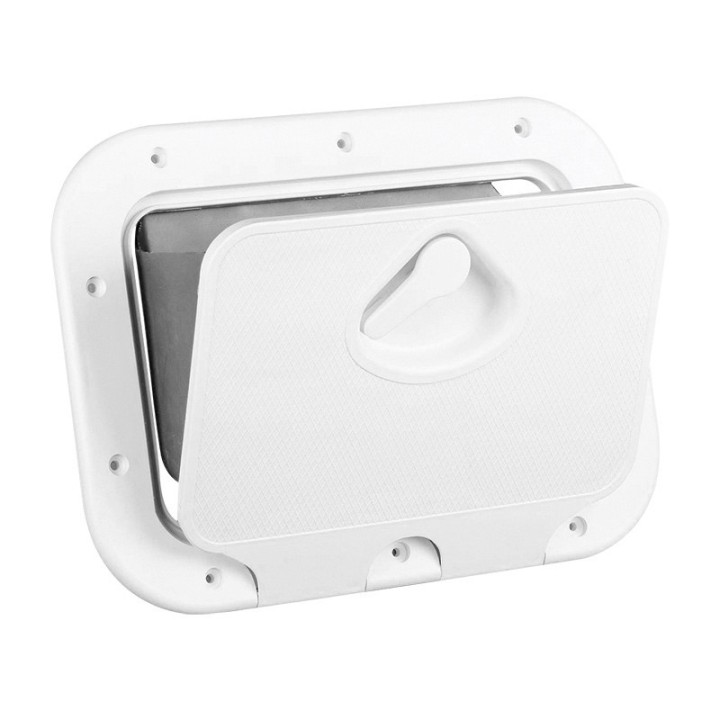 Trappe d'accès Classic avec sac de rangement, couleur blanche, 27,5 x 37,5 cm