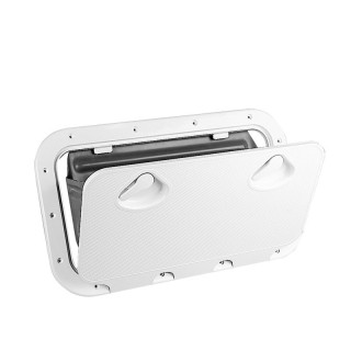 Trappe d'accès Classic avec Storage Bag, couleur blanche, 355x600mm