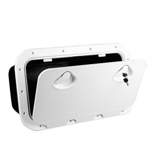 Trappe de rangement Classic avec boîte, couleur blanche, 355x600mm