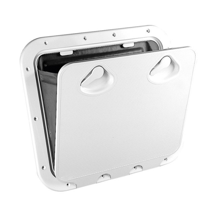 Trappe de visite avec sac de rangement, couleur blanche, 463x517mm