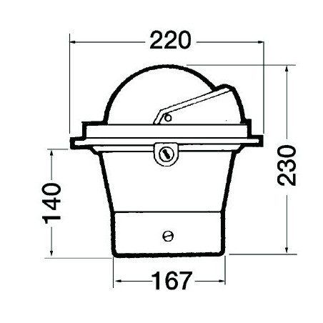 Compas Riviera 6" à encastrer 