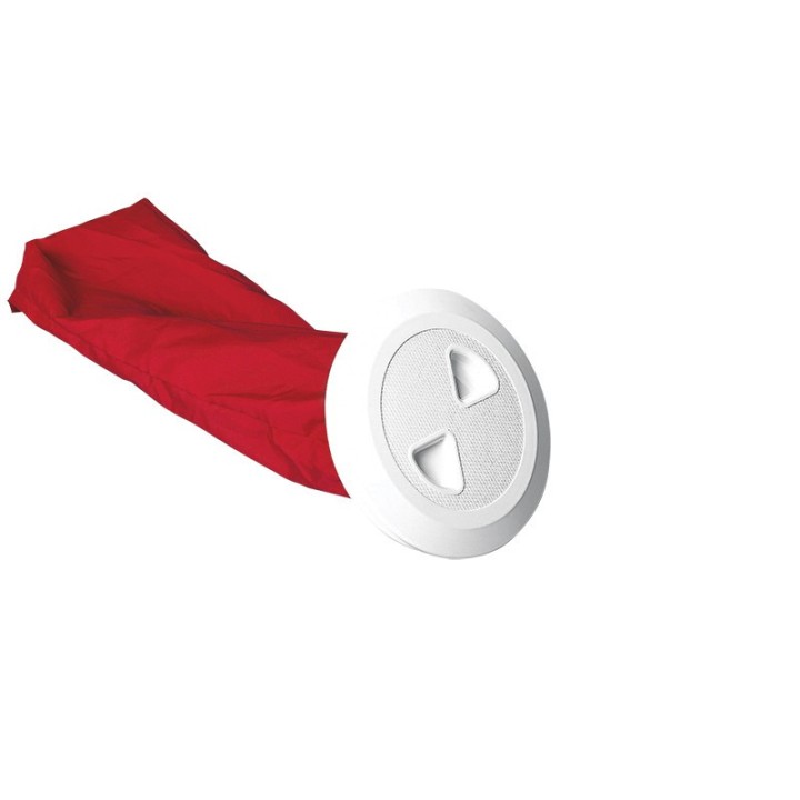 Trappes de visite rondes avec sac amovible, couleur blanche Int.Ø108mm