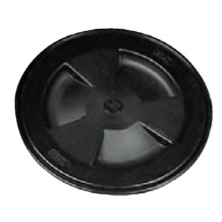 Trappes d'accès rondes , couleur noire Int.Ø130mm