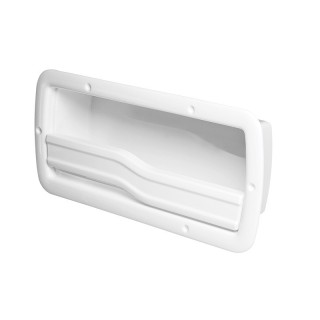 Compartiment latéral de rangement gauche, 266 x 561mm blanc