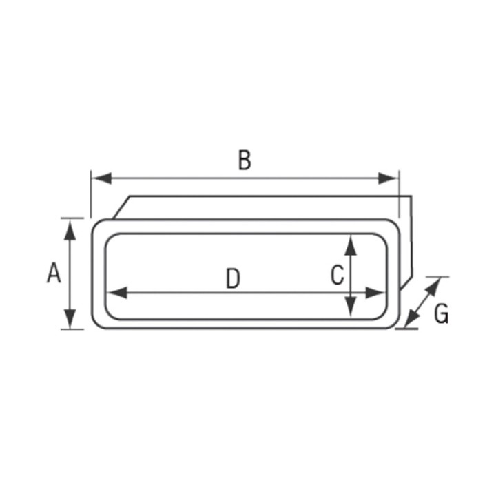Compartiment latéral de rangement avec porte-verre gauche blanc