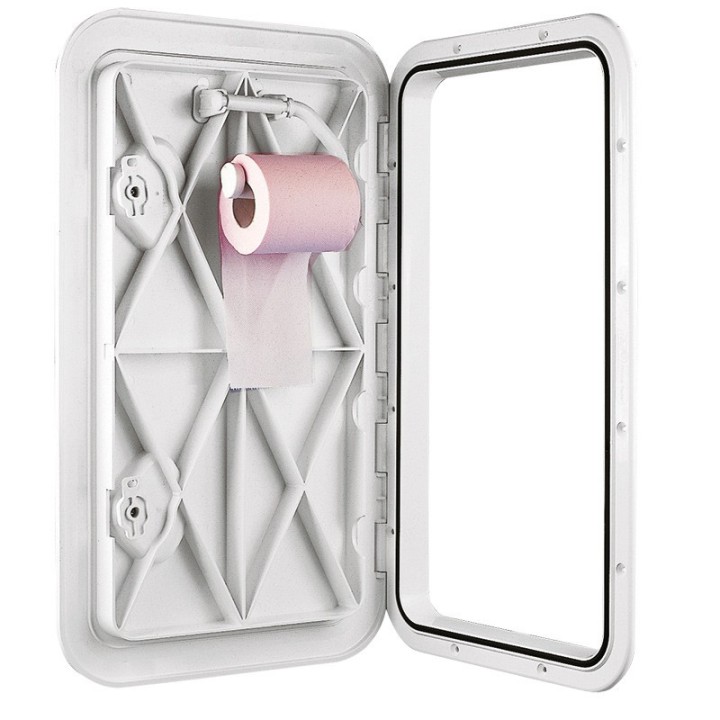 Casier de rangement pour papier de toilette avec porte | Oloupdemer