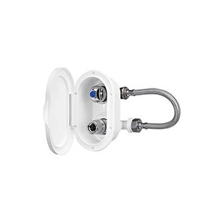 Boitier pour sortie d'eau-robinet froide - Chrome | Oloupdemer