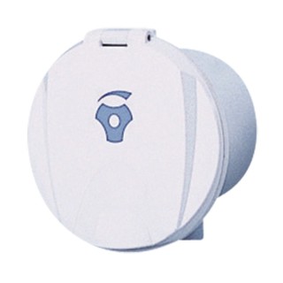 Ensemble mitigeur (boitier+mitigeur+3 tuyaux), couleur blanche