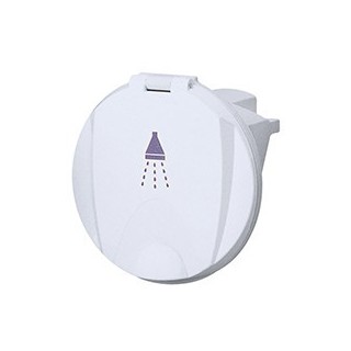 Boitier simples douchette vide chromé