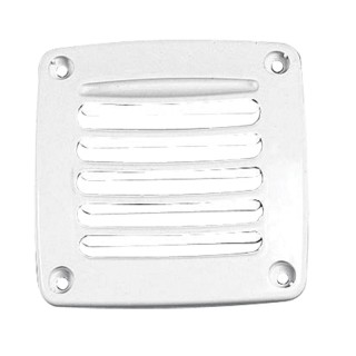 Grille d'aération carrée 9,2X9x2cm blanche