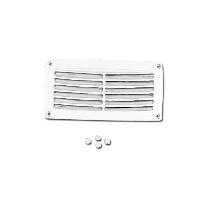 Grille d'aération rectangulaire 20,6x10,6cm| isonautique.com.com