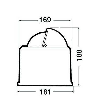 Compas Riviera 5" avec habitacle