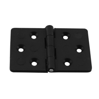 Charnière rectangulaire 60x40mm - noire | Oloupdemer.com