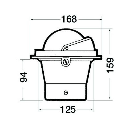 Compas Riviera 4" à encastrer