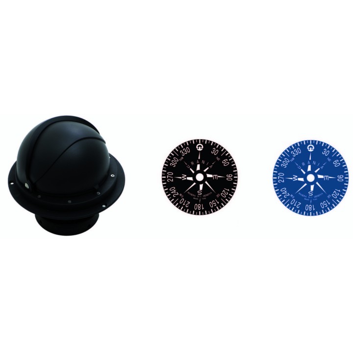 Compas Riviera 4" à encastrer + dôme