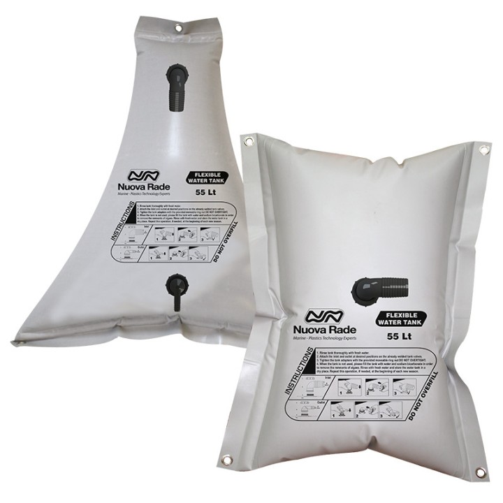 Réservoir souple triangulaire pour eau douce - 55 et 100 L