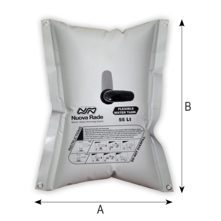 Réservoir d'eau souple rectangulaire