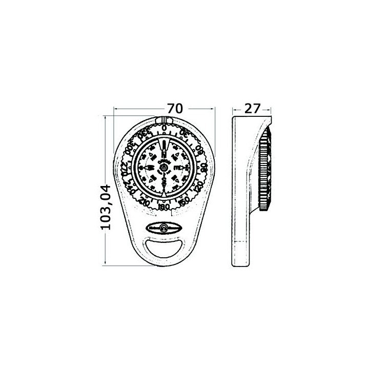 Compas portable Riviera 