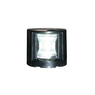 Feu de pont 135°, lumière LED blanche 12-15V DC et 0,5W, plateforme montée, visibilité jusqu'à 2 NM, couleur noire