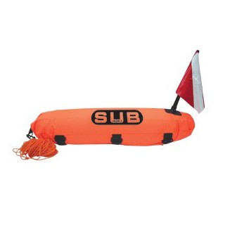 Bouée de balisage gonflable renforcée + 20m de corde