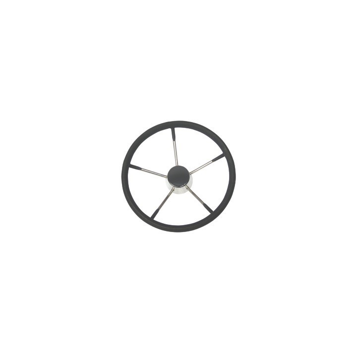 Volant inox, mousse noire, ø34,3cm