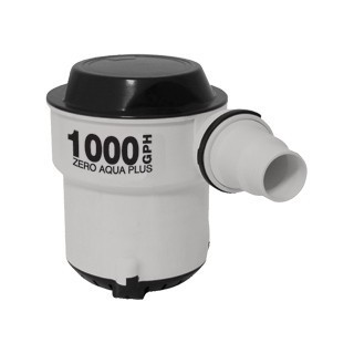 Pompe de cale Immergée 'Zero Aqua Plus' - 1000GpH, 12V, embout 25mm