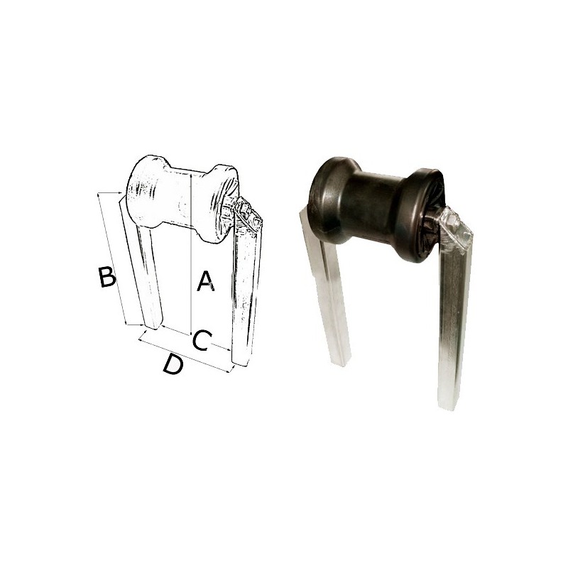 Diabolo central double tube