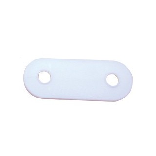 Collet plastique pour embase métallique rectangulaire