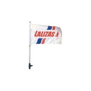 Support plastique pour hampe, 50 cm,noir