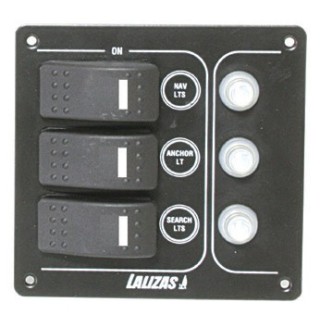 Tableau électrique Sp6 Offshore - 3 interrupteurs | Oloupdemer.com