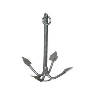 Ancre grappin - galvanisée à chaud - plusieurs tailles