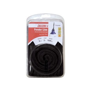 Bosse polyester avec boucle pour pare-battage - couleur noire